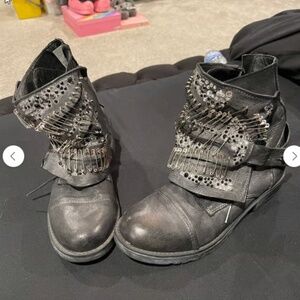 Italian leather boots